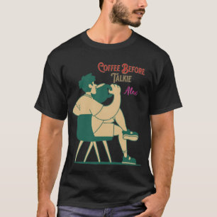 Camisa Engraçada de Cotação da Manhã para Amantes 