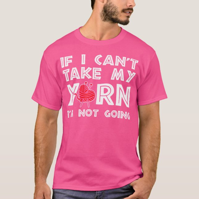 Camisa Engraçada de Crochê para Tricô e Crochê Ya (Frente)