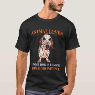 Camisa engraçada de Dachshund para homens, mulhere