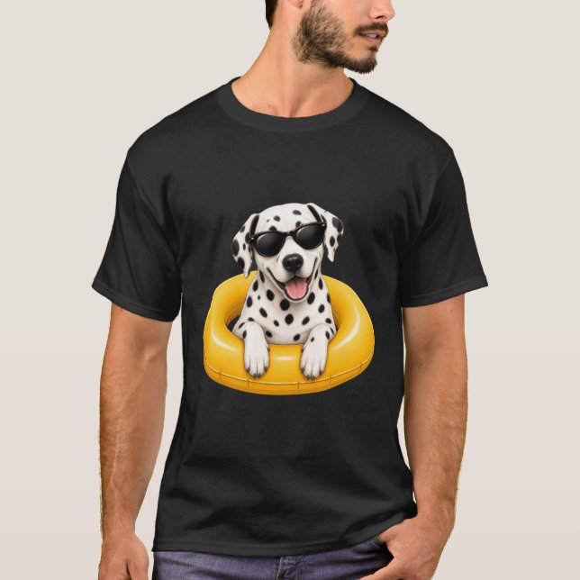 Camisa engraçada de dálmata Cachorro manchado fofo (Frente)