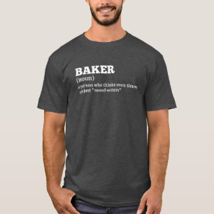 Camisa Engraçada de Definição de Pastelaria