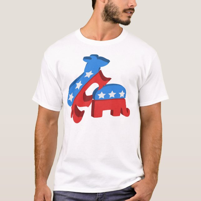 Camisa engraçada de Democrata (Frente)