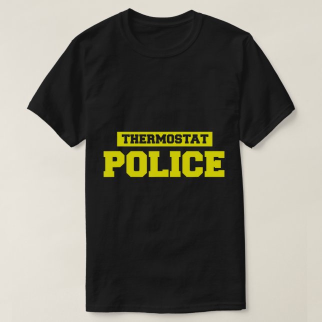Camisa Engraçada de Dia de os pais - Polícia de Te (Frente do Design)