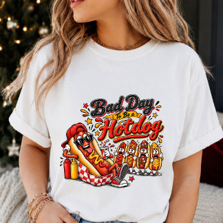 Camisa engraçada de dia ruim para ser um cachorro-