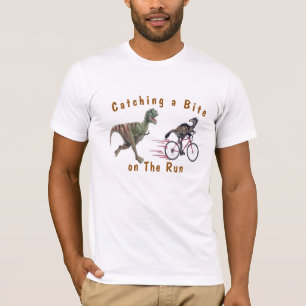 Camisa engraçada de dinossauro - T Rex Mordendo em
