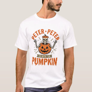 Camisa engraçada de esqueleto de Halloween de Pete