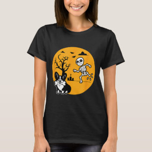 Camisa engraçada de esqueleto para amantes de cães