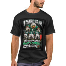 Camisa engraçada de fã de futebol americano para 1