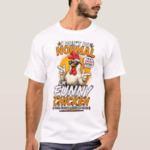 Camisa engraçada de frango – Camiseta hilária de g