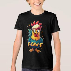 Camisa engraçada de galo F-CAW-F para homens e mul