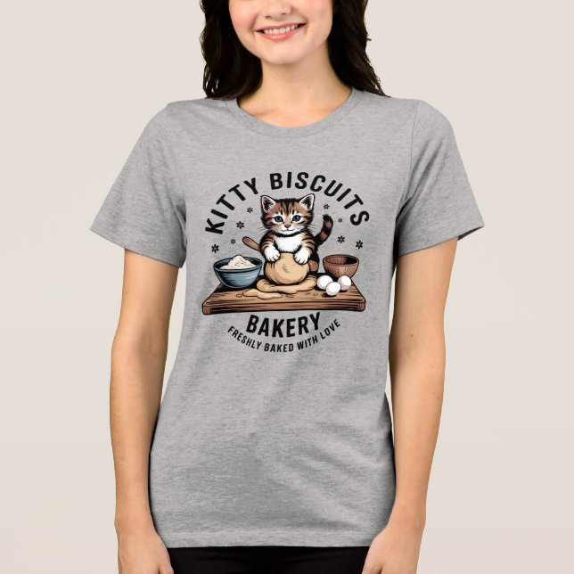 Camisa engraçada de gato assando, Eu sovo esta cam (Frente)