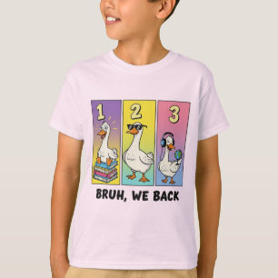 Camisa Engraçada De Gel - Bruh Voltamos para Sch
