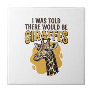Camisa engraçada de girafa com desenho vintage_1