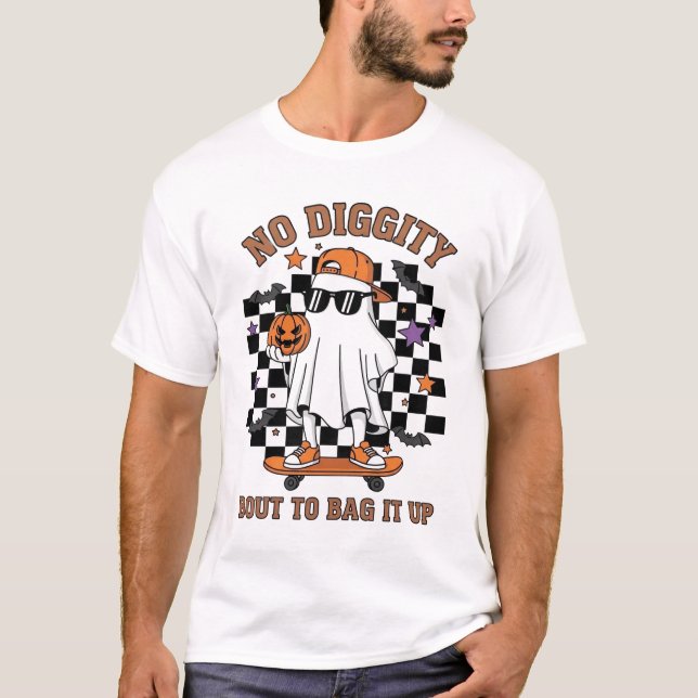 Camisa engraçada de Halloween (Frente)