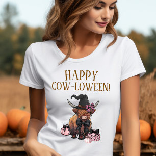 Camisa engraçada de Halloween de Vaca das Terras A