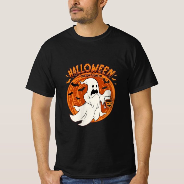 Camisa Engraçada de Halloween - Você não me assust (Frente)