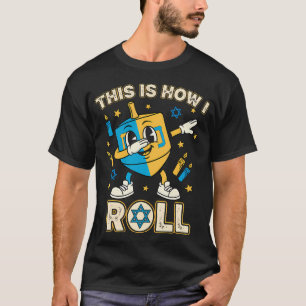 Camisa engraçada de Hanukkah com Dreidel Dabbing M