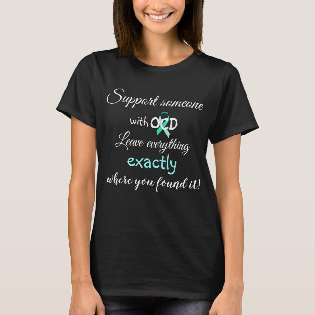 Camisa Engraçada de Humor OCD (Frente)