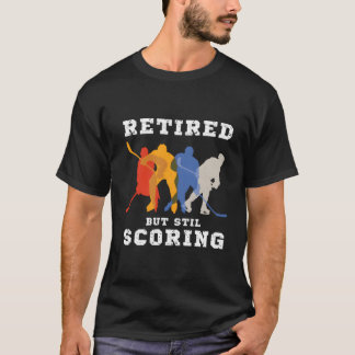 Camisa Engraçada De Jogador De Hóquei Aposentado A