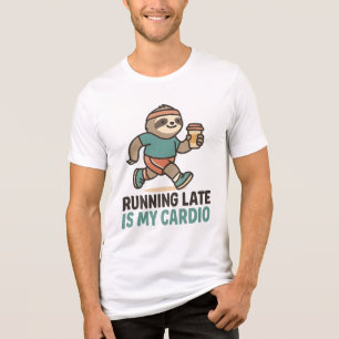 Camisa Engraçada De Lama - 'Tarde É Meu Cardio