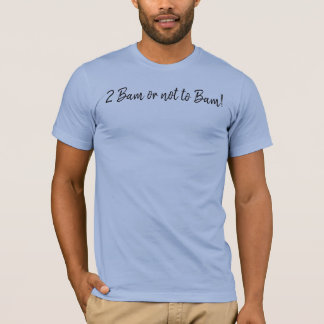 Camisa engraçada de Mahjong com a frase '2 Bam ou