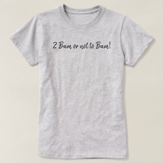 Camisa engraçada de Mahjong com o script '2 Bam ou