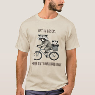 Camisa engraçada de meme de guaxinim e gambá   Pre