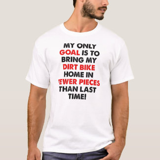 Camisa engraçada de motocross de moto de trilha co