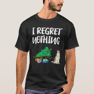 Camisa engraçada de Natal de cachorro Husky