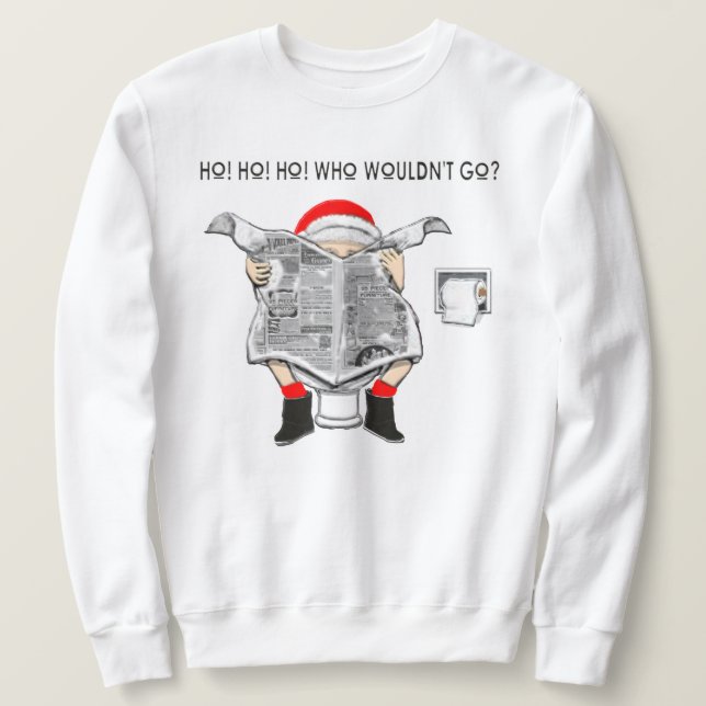 Camisa engraçada de Natal feia (Frente do Design)