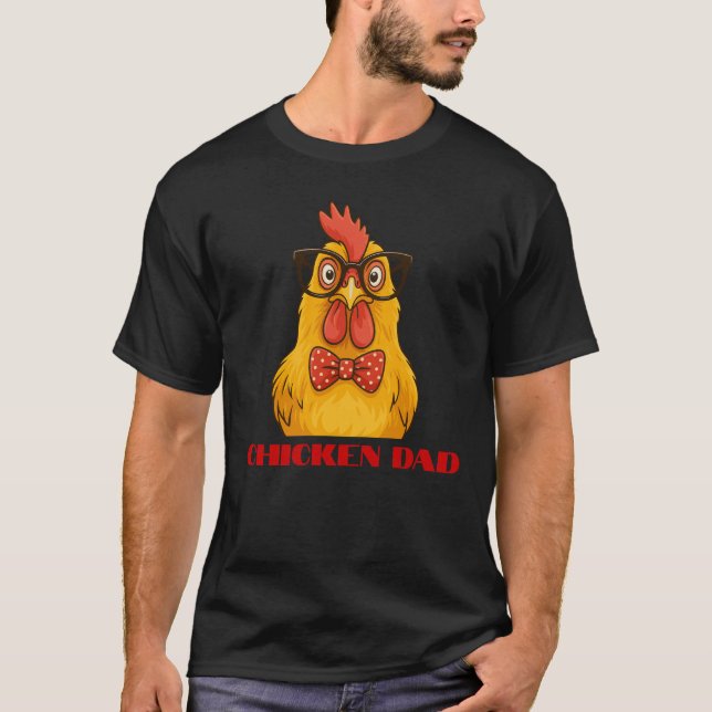 Camisa engraçada de pai de galinha – Presente para (Frente)