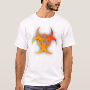 Camisa engraçada de perigo biológico Humor