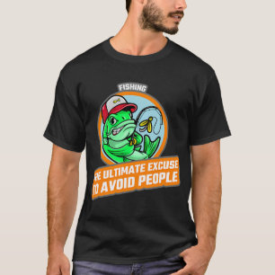 Camisa engraçada de pesca