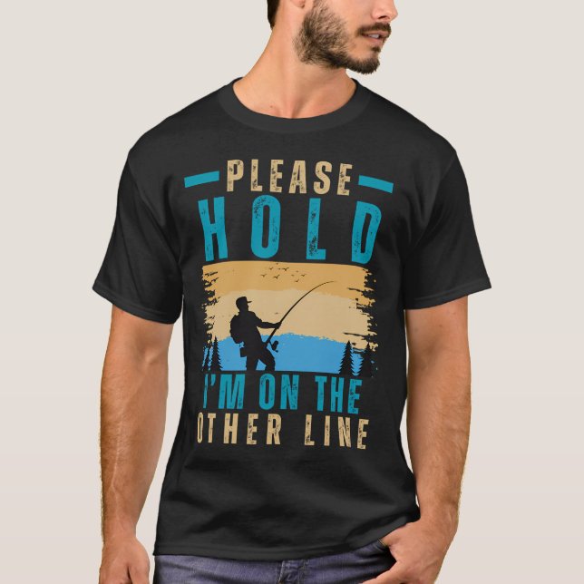 Camisa engraçada de pesca, caça e acampamento (Frente)