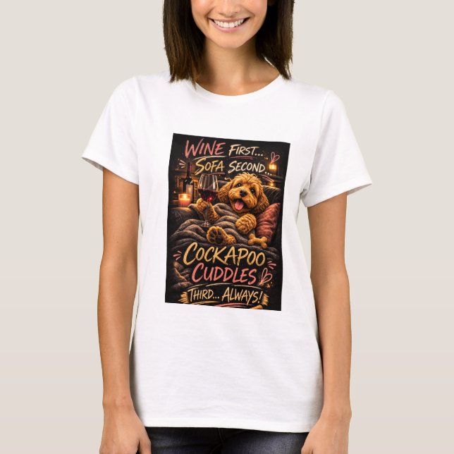 Camisa engraçada de presente para Cockapoo Dono de (Frente)
