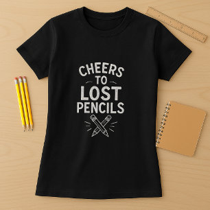 Camisa Engraçada de Professores; aplausos à perda