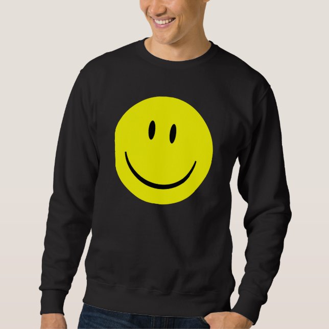 Camisa engraçada de rosto feliz clássico (Frente)