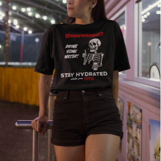 Camisa Engraçada De Saúde Mental - Texto Claro