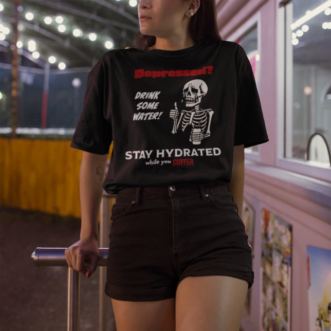 Camisa Engraçada De Saúde Mental - Texto Claro (Criador carregado)