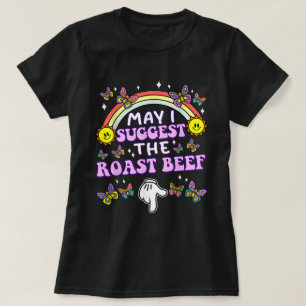 Camisa Engraçada de Sugestão de Carne de Bovino