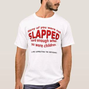 Camisa engraçada de tapa forte o suficiente