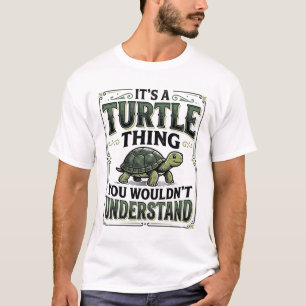 Camisa engraçada de tartaruga amante da coisa de t