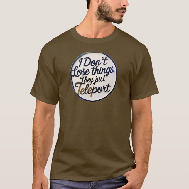 Camisa Engraçada de TDAH - Humor Neurodivergente,  (Frente)