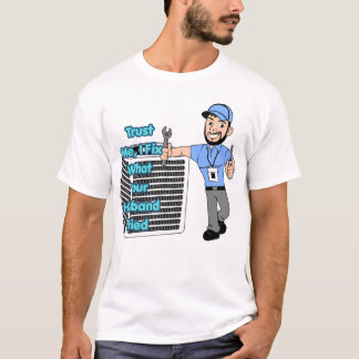 Camisa engraçada de técnico de HVAC Confie em mim