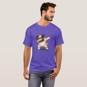 Camisa engraçada de toque ligeiro do Pug