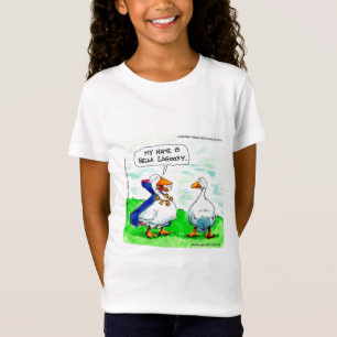 Camisa engraçada de vampiro ganso com sinos da gar