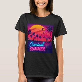 camisa engraçada de verão