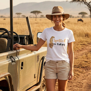 Camisa engraçada de vida selvagem avistada na Safa