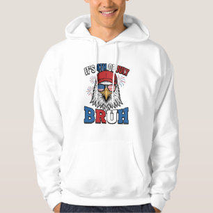 Camisa engraçada do 4 de julho Águia Bruh Patrióti