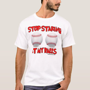 Camisa engraçada do basebol